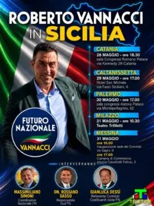 Vannacci a Messina