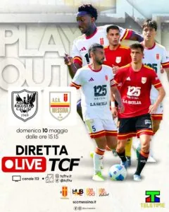 diretta live messina calcio