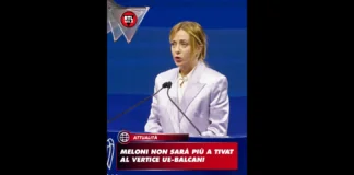 A causa del protrarsi della cerimonia celebrativa del 212° Annuale di Fondazione dell’Arma dei Carabinieri a Reggio Calabria, il Presidente del Consiglio dei Ministri, Giorgia Meloni, non potrà più partecipare al Vertice Ue-Balcani Occidentali, in corso a Tivat in Montenegro