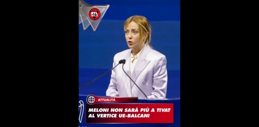 A causa del protrarsi della cerimonia celebrativa del 212° Annuale di Fondazione dell’Arma dei Carabinieri a Reggio Calabria, il Presidente del Consiglio dei Ministri, Giorgia Meloni, non potrà più partecipare al Vertice Ue-Balcani Occidentali, in corso a Tivat in Montenegro