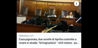 “Ci sono storie che non possono lasciare indifferenti, vicende umane che superano il limite del tollerabile e si trasformano in un urlo silenzioso impresso sui sampietrini di piazza di Montecitorio: Da oltre venti giorni, le sorelle Montoro, due cittadine oneste originarie di Aprilia, vivono avvolte in coperte termiche d’emergenza, esposte alle intemperie e all’indifferenza della strada“