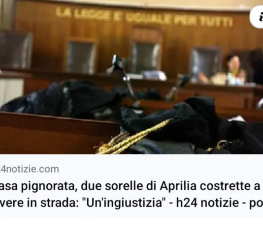 “Ci sono storie che non possono lasciare indifferenti, vicende umane che superano il limite del tollerabile e si trasformano in un urlo silenzioso impresso sui sampietrini di piazza di Montecitorio: Da oltre venti giorni, le sorelle Montoro, due cittadine oneste originarie di Aprilia, vivono avvolte in coperte termiche d’emergenza, esposte alle intemperie e all’indifferenza della strada“
